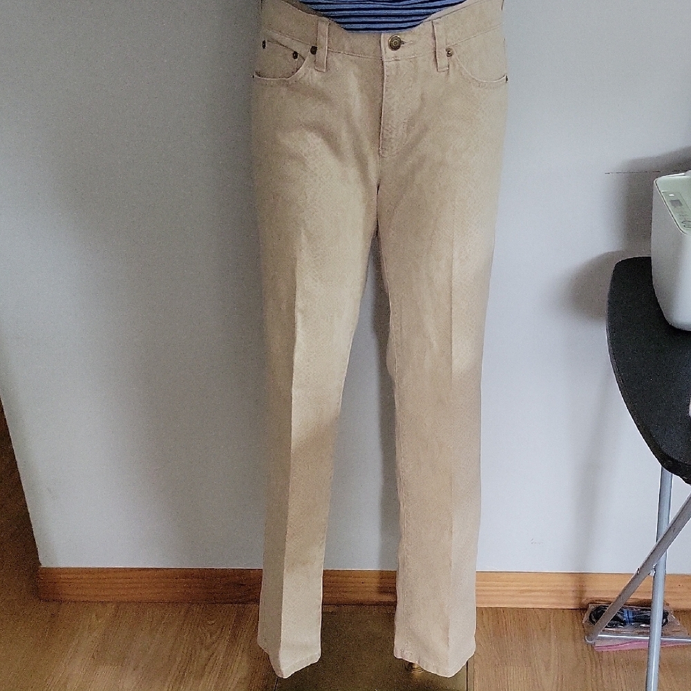Ralph Lauren Tan Straight Leg Jeans